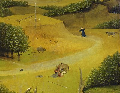 The Adoration of the Magi (detail) by Hieronymus Bosch